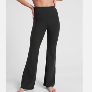 Athleta Elation Ultra High Rise Black Flared Leggings
